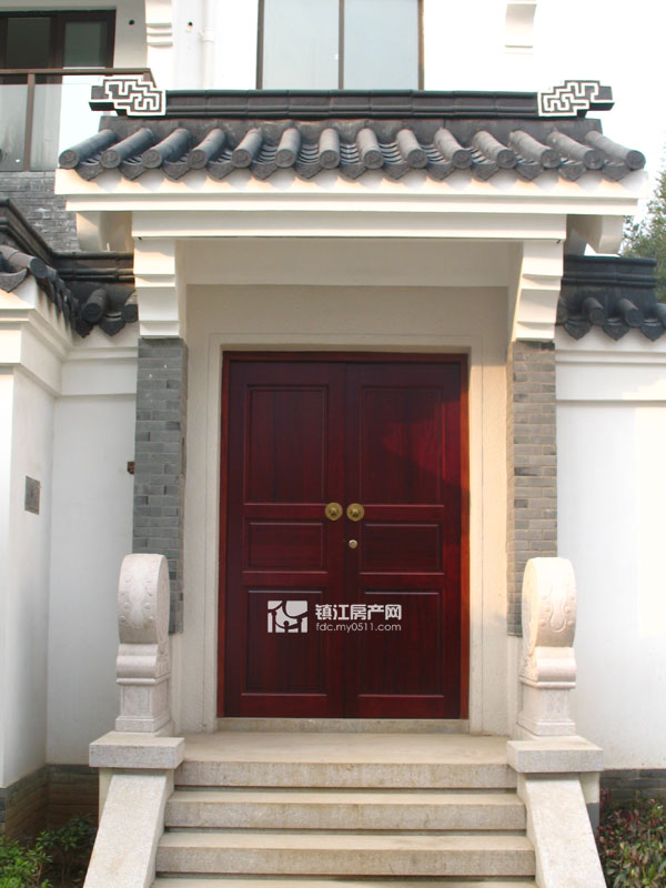 中式别墅入户大门